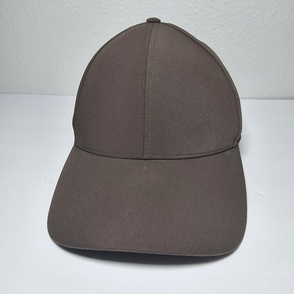 Babaton Aritzia Womens Brown Premier Crest Baseball Cap Hat One Size Adjustable - Picture 2 of 11